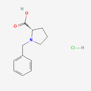 B2535900 1-(Phenylmethyl)-L-proline Hydrochloride CAS No. 108-89-4; 92086-93-6