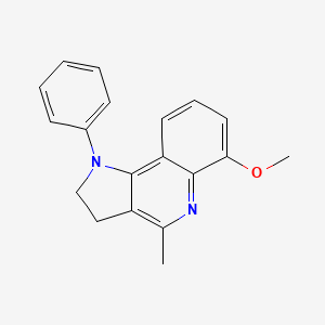 methyl 4-methyl-1-phenyl-2,3-dihydro-1H-pyrrolo[3,2-c]quinolin-6-yl ether