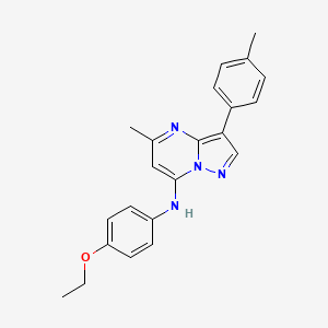 N-(4-ethoxyphenyl)-5-methyl-3-(4-methylphenyl)pyrazolo[1,5-a]pyrimidin-7-amine