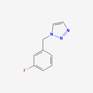 molecular formula C9H8FN3 B2535940 1-(3-fluorobenzyl)-1H-1,2,3-triazole CAS No. 63777-82-2
