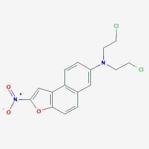 Naphtho(2,1-b)furan-7-amine, N,N-bis(2-chloroethyl)-2-nitro-