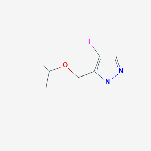 4-iodo-5-(isopropoxymethyl)-1-methyl-1H-pyrazole