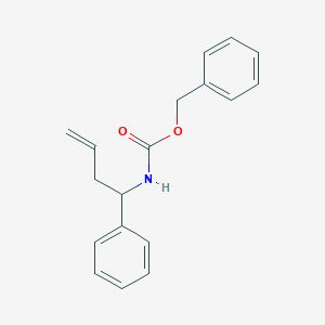 benzyl N-(1-phenylbut-3-en-1-yl)carbamate