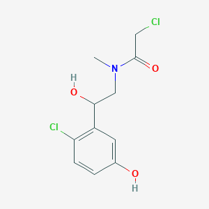 2-Chloro-N-[2-(2-chloro-5-hydroxyphenyl)-2-hydroxyethyl]-N-methylacetamide