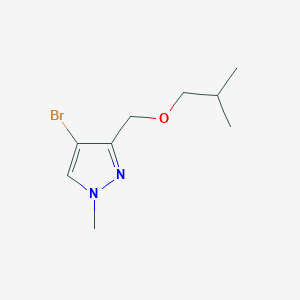4-bromo-3-(isobutoxymethyl)-1-methyl-1H-pyrazole