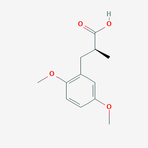(2S)-3-(2,5-Dimethoxyphenyl)-2-methylpropanoic acid