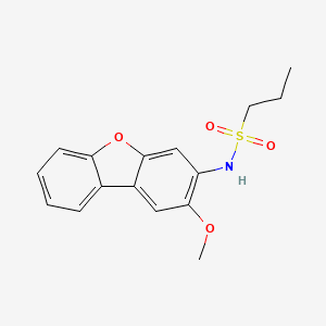 N-(2-methoxydibenzofuran-3-yl)propane-1-sulfonamide