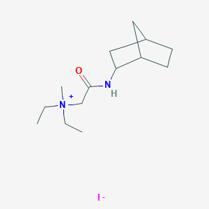 endo-Diethylmethyl((2-norbornanylcarbamoyl)methyl)ammonium iodide