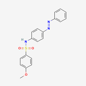 4-methoxy-N-(4-phenyldiazenylphenyl)benzenesulfonamide
