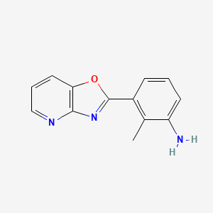 2-Methyl-3-oxazolo[4,5-b]pyridin-2-yl-phenylamine