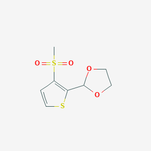B2536696 2-(3-Methylsulfonylthiophen-2-yl)-1,3-dioxolane CAS No. 2248285-55-2