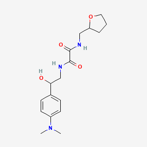 N1-(2-(4-(dimethylamino)phenyl)-2-hydroxyethyl)-N2-((tetrahydrofuran-2-yl)methyl)oxalamide