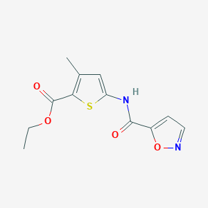 Ethyl 5-(isoxazole-5-carboxamido)-3-methylthiophene-2-carboxylate