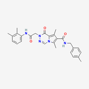 N-[4-(3-{[(3,4-dimethylphenyl)amino]sulfonyl}-4-methoxyphenyl)-3-methylisoxazol-5-yl]acetamide