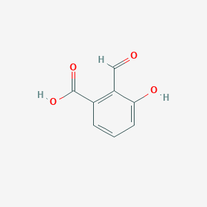 molecular formula C8H6O4 B2536726 2-Formyl-3-hydroxybenzoic acid CAS No. 1243461-12-2
