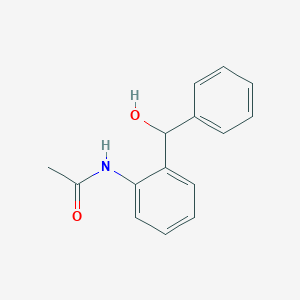 molecular formula C15H15NO2 B2536760 N-(2-[Hydroxy(phenyl)methyl]phenyl)acetamide CAS No. 28586-49-4