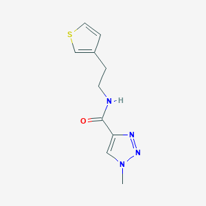 1-methyl-N-(2-(thiophen-3-yl)ethyl)-1H-1,2,3-triazole-4-carboxamide