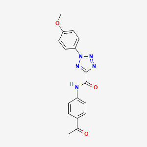 N-(4-acetylphenyl)-2-(4-methoxyphenyl)-2H-tetrazole-5-carboxamide