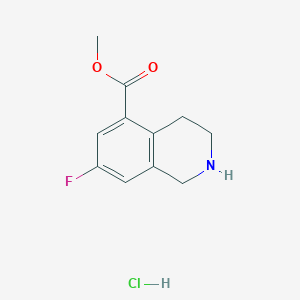 Methyl 7-fluoro-1,2,3,4-tetrahydroisoquinoline-5-carboxylate;hydrochloride