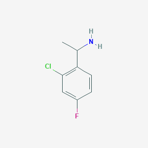 1-(2-Chloro-4-fluorophenyl)ethan-1-amine