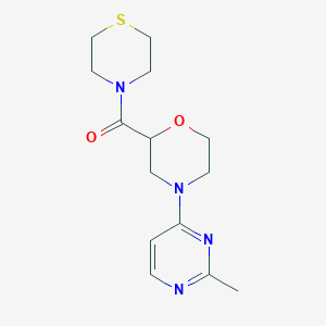 [4-(2-Methylpyrimidin-4-yl)morpholin-2-yl]-thiomorpholin-4-ylmethanone