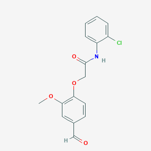 N-(2-chlorophenyl)-2-(4-formyl-2-methoxyphenoxy)acetamide