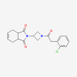 2-(1-(2-(2-chlorophenyl)acetyl)azetidin-3-yl)-3a,4,7,7a-tetrahydro-1H-isoindole-1,3(2H)-dione