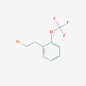 molecular formula C9H8BrF3O B2536897 1-(2-Bromoethyl)-2-(trifluoromethoxy)benzene CAS No. 1260807-39-3