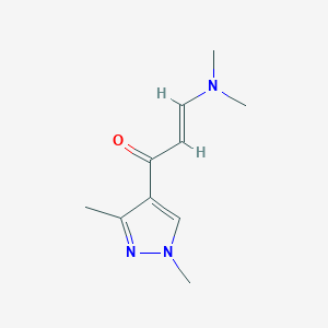 (2E)-3-(dimethylamino)-1-(1,3-dimethyl-1H-pyrazol-4-yl)prop-2-en-1-one