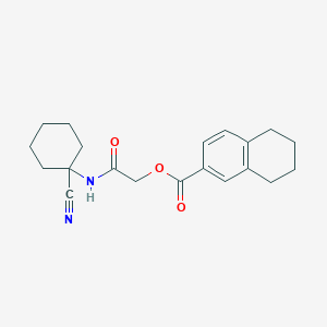 [(1-Cyanocyclohexyl)carbamoyl]methyl 5,6,7,8-tetrahydronaphthalene-2-carboxylate