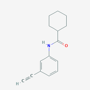 molecular formula C15H17NO B2537120 N-(3-ethynylphenyl)cyclohexanecarboxamide CAS No. 949761-85-7