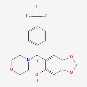 molecular formula C19H18F3NO4 B2537244 RDR 03785 
