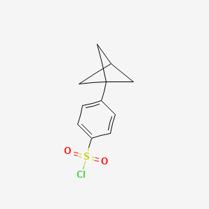 B2537390 4-(Bicyclo[1.1.1]pentan-1-yl)benzenesulfonyl chloride CAS No. 1674295-54-5