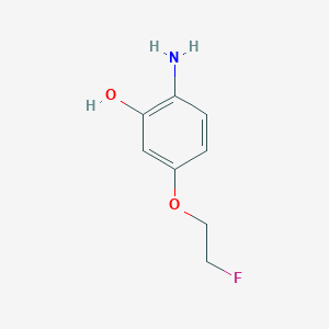 2-Amino-5-(2-fluoroethoxy)phenol