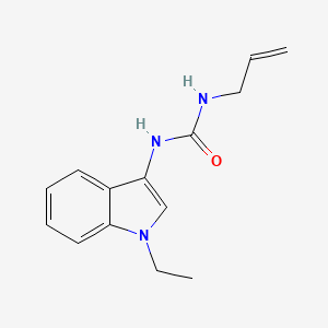 molecular formula C14H17N3O B2537636 1-allyl-3-(1-ethyl-1H-indol-3-yl)urea CAS No. 941901-98-0