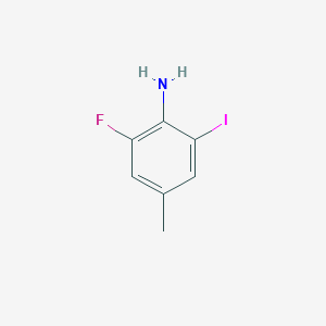 molecular formula C7H7FIN B2537735 2-Fluoro-6-iodo-4-methylaniline CAS No. 217314-44-8