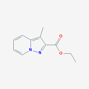 molecular formula C11H12N2O2 B2537741 Ethyl 3-methylpyrazolo[1,5-a]pyridine-2-carboxylate CAS No. 1398584-48-9