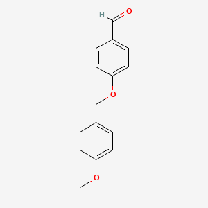 molecular formula C15H14O3 B2537785 4-[(4-Methoxybenzyl)oxy]benzaldehyde CAS No. 77182-73-1