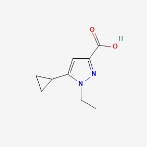 5-cyclopropyl-1-ethyl-1H-pyrazole-3-carboxylic acid