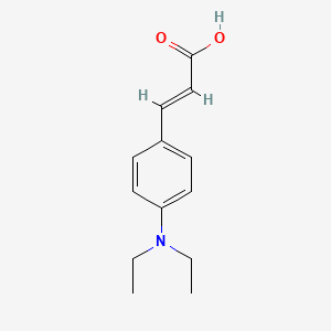 (2E)-3-[4-(diethylamino)phenyl]acrylic acid
