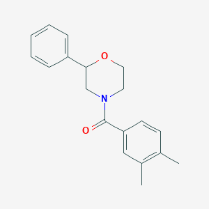 (3,4-Dimethylphenyl)(2-phenylmorpholino)methanone