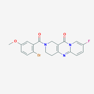 2-(2-bromo-5-methoxybenzoyl)-8-fluoro-3,4-dihydro-1H-dipyrido[1,2-a:4',3'-d]pyrimidin-11(2H)-one