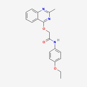 molecular formula C19H19N3O3 B2537867 N-(4-ethoxyphenyl)-2-[(2-methylquinazolin-4-yl)oxy]acetamide CAS No. 1031993-15-3