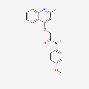 N-(4-ethoxyphenyl)-2-((2-methylquinazolin-4-yl)oxy)acetamide