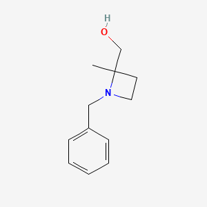 molecular formula C12H17NO B2537885 (1-Benzyl-2-methylazetidin-2-yl)methanol CAS No. 1269460-63-0