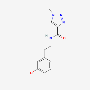 N-(3-methoxyphenethyl)-1-methyl-1H-1,2,3-triazole-4-carboxamide