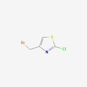 molecular formula C4H3BrClNS B2537924 4-(Bromomethyl)-2-chloro-1,3-thiazole CAS No. 1478722-32-5