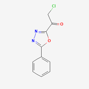 2-Chloro-1-(5-phenyl-1,3,4-oxadiazol-2-yl)ethanone