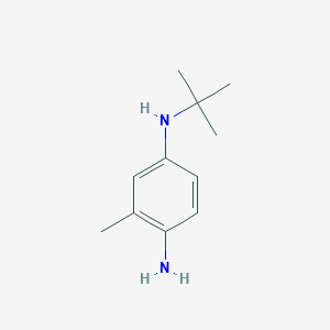 molecular formula C11H18N2 B2537961 N1-tert-butyl-3-methylbenzene-1,4-diamine CAS No. 1155909-42-4