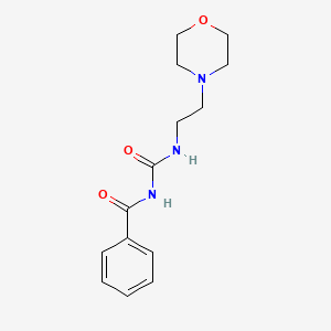 molecular formula C14H19N3O3 B2537969 1-Benzoyl-3-[2-(morpholin-4-yl)ethyl]urea CAS No. 534560-28-6